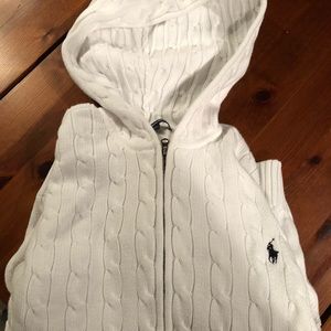 Off white - Polo zip up sweater.
